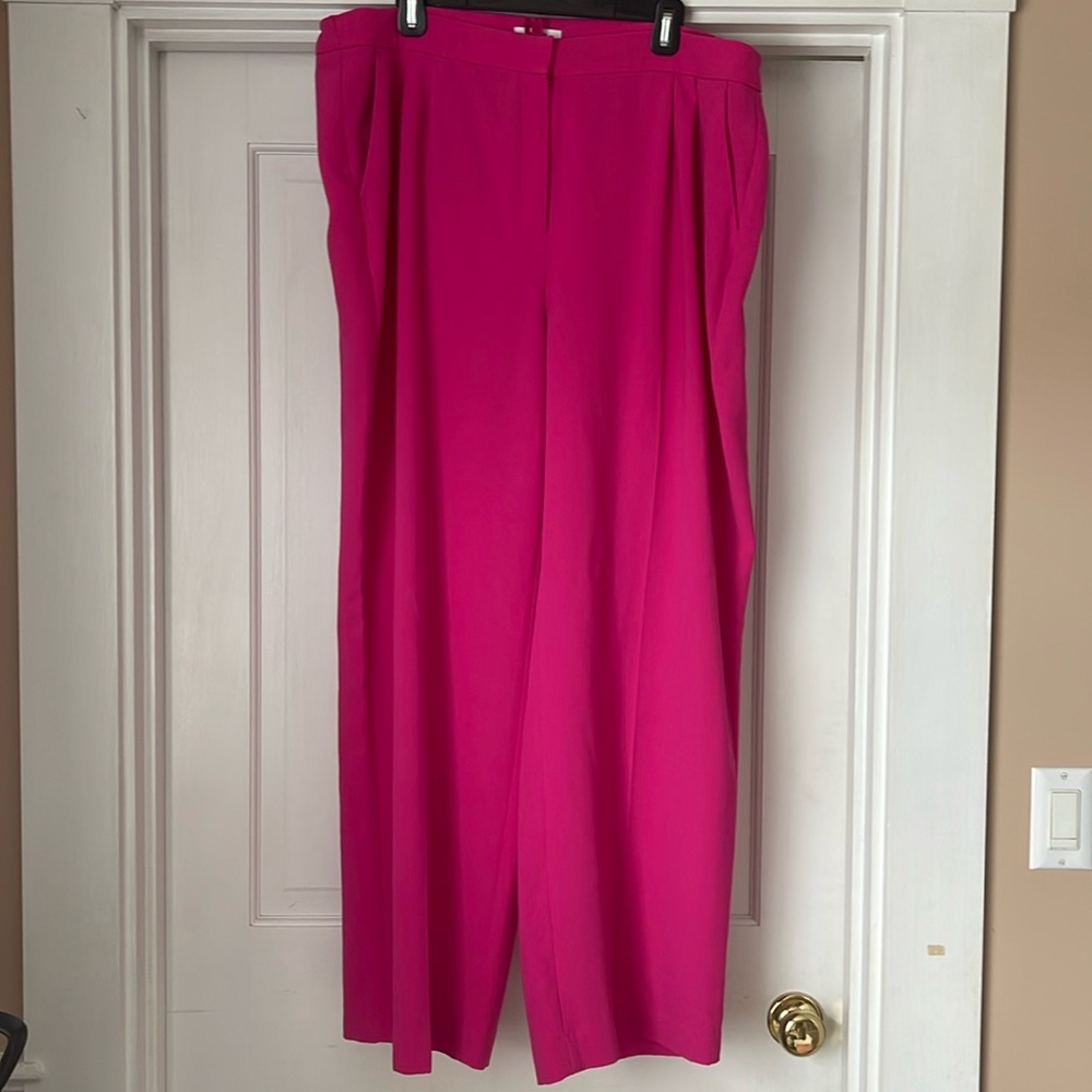 Bar III pink wide leg pant